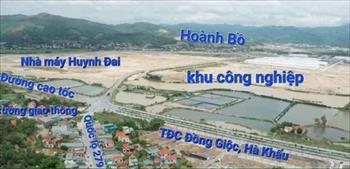 Bán 3 ô đất ở dự án Bắc Sông Trới - Thạch Bích, Hoành Bồ-Hạ Long