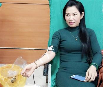 Nữ tiểu thương 20 lần tham gia hiến máu cứu người