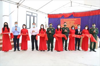Ban CHQS TX Đông Triều: Khánh thành, bàn giao “Nhà đồng đội” tặng quân nhân có hoàn cảnh khó khăn