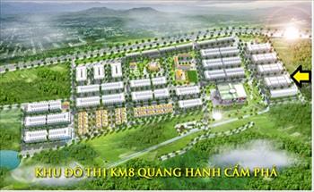 Chính chủ bán ô đất hướng Đông trục thông đầu tiên của dự án Km8 Quang Hanh- ngã tư thông các ngả