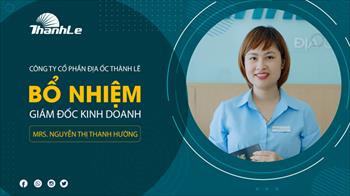 Địa ốc Thành Lê bổ nhiệm Giám đốc kinh doanh: Chị Nguyễn Thị Thanh Hường