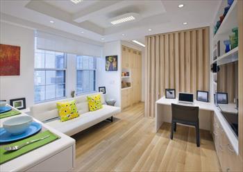 Thiết kế nội thất căn hộ 32m2 "chất lừ" cho gia đình trẻ